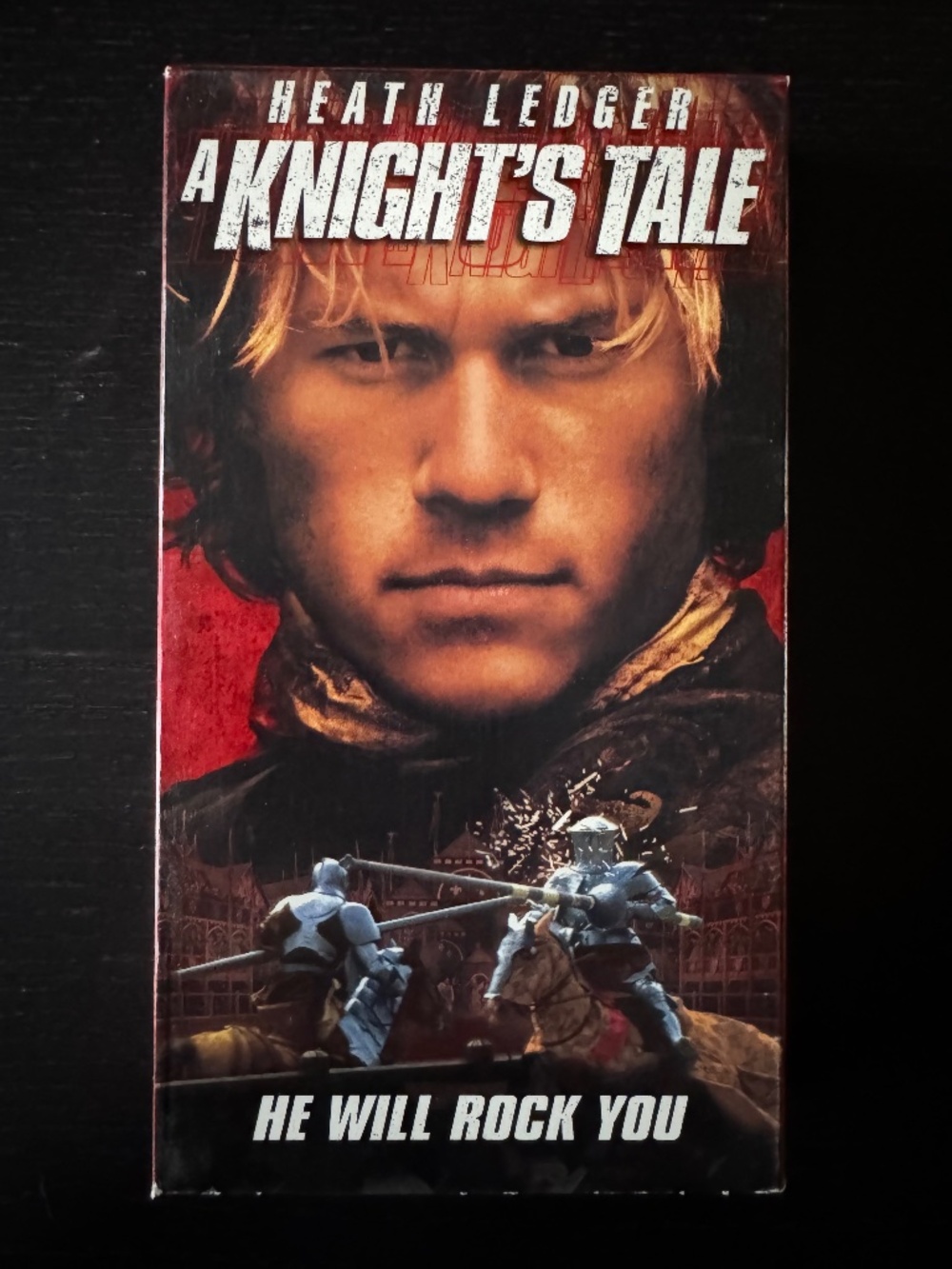 A Knight’s Tale vintage VHS movie